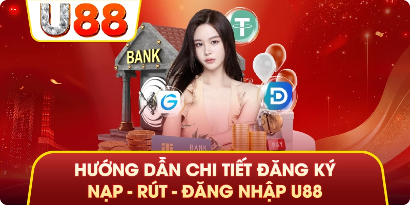 Hướng Dẫn Chi Tiết Đăng Ký – Nạp – Rút – Đăng Nhập U88